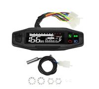 Instrumento motocicleta Medidor de velocidad digital universal para motocicleta tacómetro LED tablero instrumentos soporte pantalla