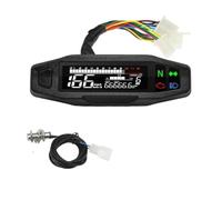 Instrumento motocicleta Medidor Universal para motocicleta tablero Digital LED calibre para 12000RPM Panel tacómetro Motor odómetro soporte de pantalla