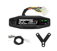Instrumento motocicleta Odómetro digital universal para motocicleta tacómetro medidor de voltaje nivel combustible panel instrumentos