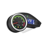 Instrumento motocicleta Tacómetro digital de 0 a 12 000 RPM odómetro V alarma combustible para tablero instrumentos motocicleta para motor universal