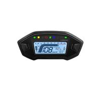 Instrumento motocicleta Tacómetro digital LED para motocicleta 0-13000 RPM 7 colores retroiluminación tablero con sensor odómetro universal para 1 2 4 para cilindros
