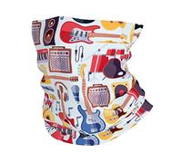 Instrumento Musical Azul Hombre Mujer Calentador De Cuello Multifuncional Bandana Elástica Tubular Pañuelo para Correr Invierno Senderismo Yoga