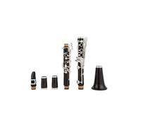 Instrumento musical Clarinete Selection Instrumento musical profesional 17 teclas Clarinete Sib ébano plateado solapa