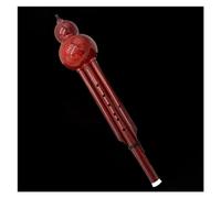 Instrumento Musical De Calabaza Tradicional China, Flauta De Cucurbitáceas Con Llave F/G De Resina ABS, Con Estuche Y Nudo Chino Hulusi Profesional (Color : G Key)