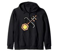 Instrumento musical de cuerda Erhu Sudadera con Capucha