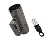 Instrumento musical de Guiro de metal Shaker Scraper Instrumento musical Cilindro redondo Instrumento de percusión latina