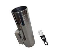 Instrumento musical de Guiro de metal Shaker Scraper Instrumento musical Cilindro redondo Instrumento de percusión latina