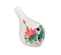 Instrumento musical de ocarina de cerámica de boca larga con tono Alto C de 6 orificios Tipo de rendimiento profesional Ocarina Principiante Instrumento de ocarina para adultos (8)