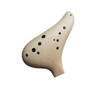 Instrumento musical de Ocarina de color primario de arena púrpura, 12 agujeros, llave Alto F, estudiantes principiantes, instrumento de ocarina hecho a mano