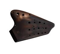 Instrumento Musical de Ocarina de tres tubos, instrumento de viento de Ocarina profesional ahumado con llave Alto C para principiantes y adultos, instrumento de ocarina