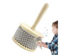 Instrumento musical de percusión - Agitador de cuentas de acero inoxidable, herramienta de creación de ritmo manual, equipo de rendimiento de sonido duradero | Soporte de sincronización dinámica para