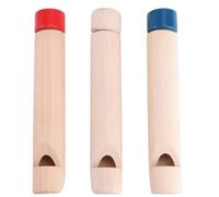 Instrumento musical de silbato deslizante 2 uds silbato de madera Pull-Push cambio voz instrumento musical fabricante sonido educativo cumpleaños
