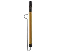 Instrumento musical de silbato deslizante Flauta deslizante de escala, silbato Metal con varilla acero, instrumento Musical, flauta Kazoo(Gold)