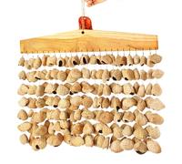 Instrumento musical de sonido natural, hecho a mano con 168 cáscaras de tuerca, produce tonos claros y fuertes para relajación, meditación y prácticas de atención plena