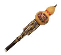 Instrumento Musical Étnico Chino Hecho A Mano Con Llave C Hulusi Calabaza Cucurbitáceas Para Amantes De La Música Principiantes Hulusi Profesional
