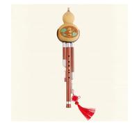 Instrumento Musical Étnico Tradicional Chino B Plano Hulusi Calabaza Natural Caoba Tubo De Sonido Hulusi Flauta Hulusi Profesional