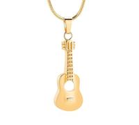 Instrumento musical, joya de cremación, collar para cenizas para mujeres, hombres, acero inoxidable, humano, mascotas, cenizas, collar Memorial Keepsake joyas para cenizas de seres queridos, Acero