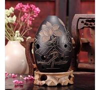 Instrumento musical Ocarina Black Clay Xun de 8 agujeros for regalo for principiantes (Color : B-lotus)