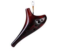 Instrumento musical Ocarina de 12 hoyos Alto C Clave Cerámica Ocarina Adulto Rendimiento profesional Instrumento musical ocarina instrumento (1)