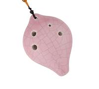 Instrumento musical Ocarina de 6 agujeros con llave triple C en forma de corazón, instrumento musical Ocarina para estudiantes principiantes de seis agujeros (3)