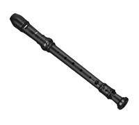 Instrumento Musical Profesional De Grabadora Soprano ABS Estilo Alemán 8 Agujeros Flauta Dulce Madera(Black)
