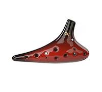 Instrumento musical profesional de Ocarina de 12 agujeros con llave triple C de cerámica Ocarina estudiante principiante adulto Tao Xun ocarina instrumento (1)