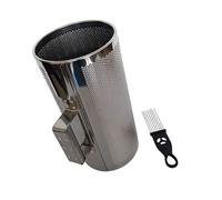 Instrumento musical redondo cilíndrico latino instrumentos de percusión guiro de metal, agitador Guiro con raspador