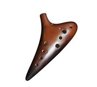 Instrumento Ocarina De 12 Agujeros AF Alto F Llave Doce Agujeros Laca Grande Ahumado Xun Grado De Rendimiento Profesional