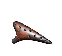 Instrumento Ocarina De 12 Agujeros SG Triple G Llave Doce Agujeros Laca Grande Ahumado Xun Grado De Rendimiento Profesional