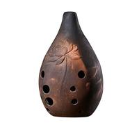 Instrumento Ocarina, Flauta ocarina Xun de cerámica de 10 agujeros, instrumento musical multicolor(Color B 16x9.5cm)