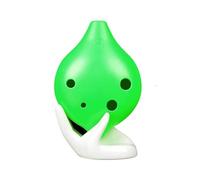 Instrumento Ocarina Ocarina De 6 Agujeros Clave C Alto AC Instrumento Para Principiantes Amantes La Música(Green)