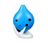 Instrumento Ocarina Ocarina De 6 Agujeros Clave C Alto AC Instrumento Para Principiantes Amantes La Música(Blue)