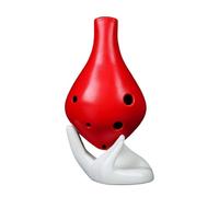 Instrumento Ocarina Ocarina De 6 Agujeros En Clave C Alto Para Principiantes Y Amantes La Música(Red)