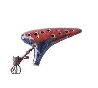 Instrumento Ocarina Ocarina De Cerámica 12 Agujeros En Do Central Adecuada Para Principiantes Y Amantes La Música Profesionales(3)