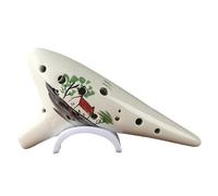 Instrumento Ocarina Ocarina de práctica para principiantes con clave C 12 agujeros para amantes la música AC(2)