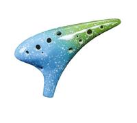 Instrumento Ocarina Ocarina Profesional De 12 Agujeros Azul Cielo Instrumento Portátil Para Tocar Alto C Major Para Principiantes