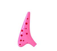 Instrumento Ocarina Ocarina SC de 12 agujeros doce teclas Do agudo práctica para principiantes(Pink)