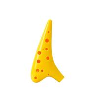 Instrumento Ocarina Ocarina SC de 12 agujeros doce teclas Do agudo práctica para principiantes(Yellow)