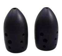 Instrumento Ocarina, Ocarina Xun de arcilla negra de doble cámara y 8 agujeros G