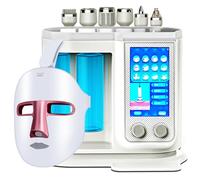 Instrumento Para El Tratamiento De La Piel, Máquina De Belleza Para El Cuidado De La Piel 7 En 1 Con Hidrooxígeno, Con 6 Cabezales De Trabajo, Pantalla Táctil De 7 Pulgadas, Equipo De Belleza De Plasm