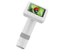 Instrumento portátil recargable con reflexión detallada, modos LED dobles, capacidad de espejo de pantalla para estudiantes, científicos, instrumento de exploración al aire libre