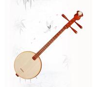 Instrumento profesional chino Shamisen, Qinqin redondo de palisandro con temperamento igual de doce tonos, ideal para interpretaciones tradicionales y educación musical