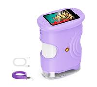 Instrumento Profesional Para Niños 1000X Ampliar 8 Radiaciones LED Modificables Batería Recargable Para Exploración Científica Aire Libre Instrumento De Regalo Científico Con Almacenamiento De Y