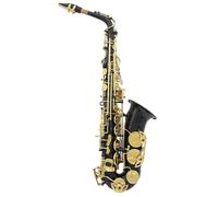Instrumento Saxofón Saxofón Alto Plano En Mi Instrumento De Saxofón De Latón Lacado En Oro Con Aspecto Hermoso(B)