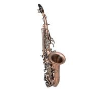 Instrumento Saxofón Saxofón Soprano Rojo Antiguo Tono Bb Instrumento De Viento De Madera Profesional B Plano Con Caja Accesorios Para Instrumentos Musicales