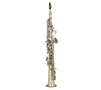 Instrumento Saxofón Saxofón Soprano Sax Bb B Cuerpo Plano De Latón Saxofón Instrumento Musical De Viento De Madera Con Accesorios De Estuche