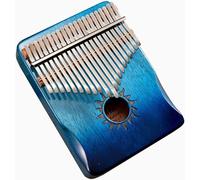 Instrumento sical Kalimba de 17 teclas, piano de pulgar 21 teclas Piano de dedo de madera maciza Mbira Piano portátil Regalo Marimba Forma de oso con martillo de afinación para adultos, prin