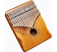 Instrumento sical Kalimba de 17 teclas, piano de pulgar 21 teclas Piano de dedo de madera maciza Mbira Piano portátil Regalo Marimba Forma de oso con martillo de afinación para adultos, prin