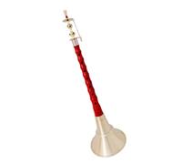 Instrumento Suona Cuenco De Latón Con Poste De Caoba, Suona, Instrumento De Viento De Madera Tradicional Chino, Suona Para Adultos (Color : 28.2cm)