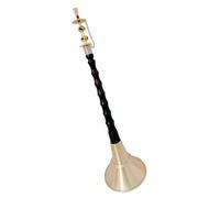 Instrumento Suona Cuenco De Latón Con Poste De Ébano, Suona, Instrumento De Viento De Madera Tradicional Chino, Suona Para Adultos (Color : 28.2cm)